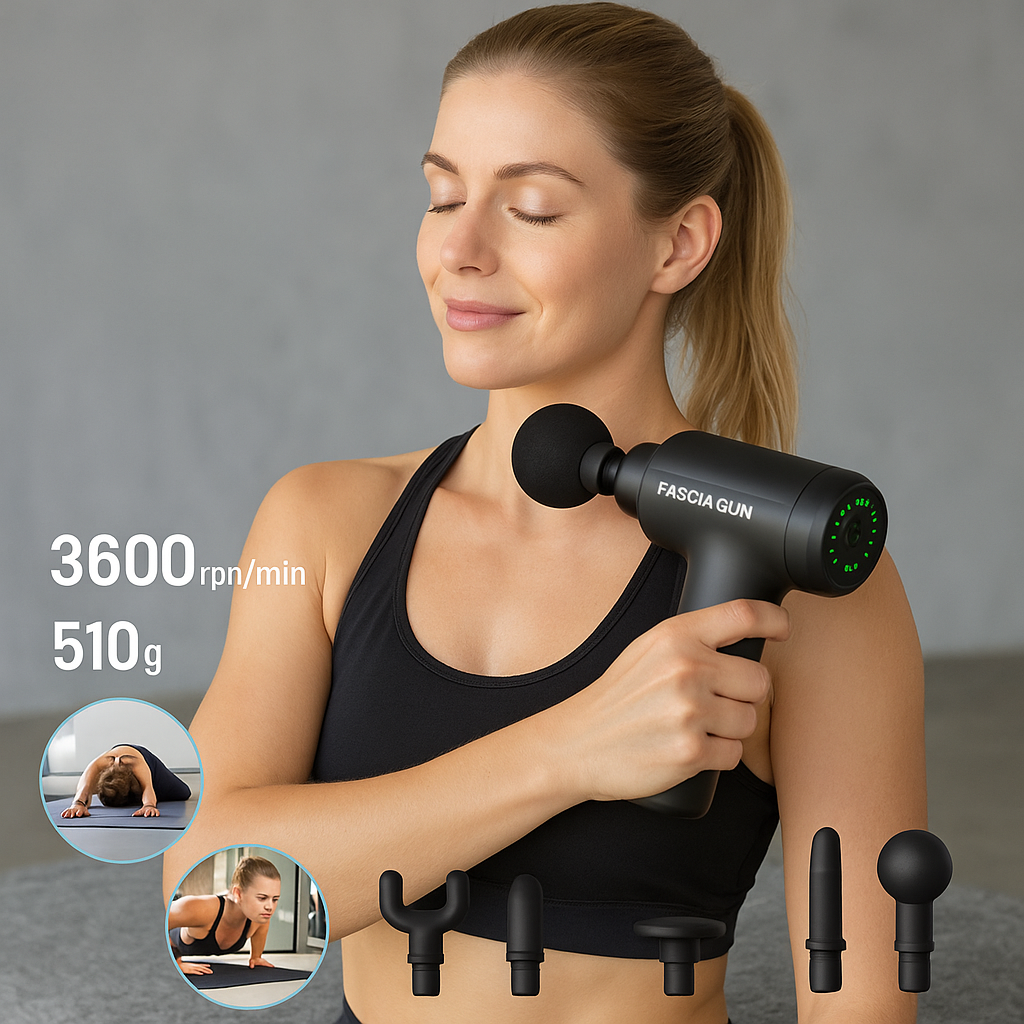 Muscle Massage Gun with 4 Heads FH-820